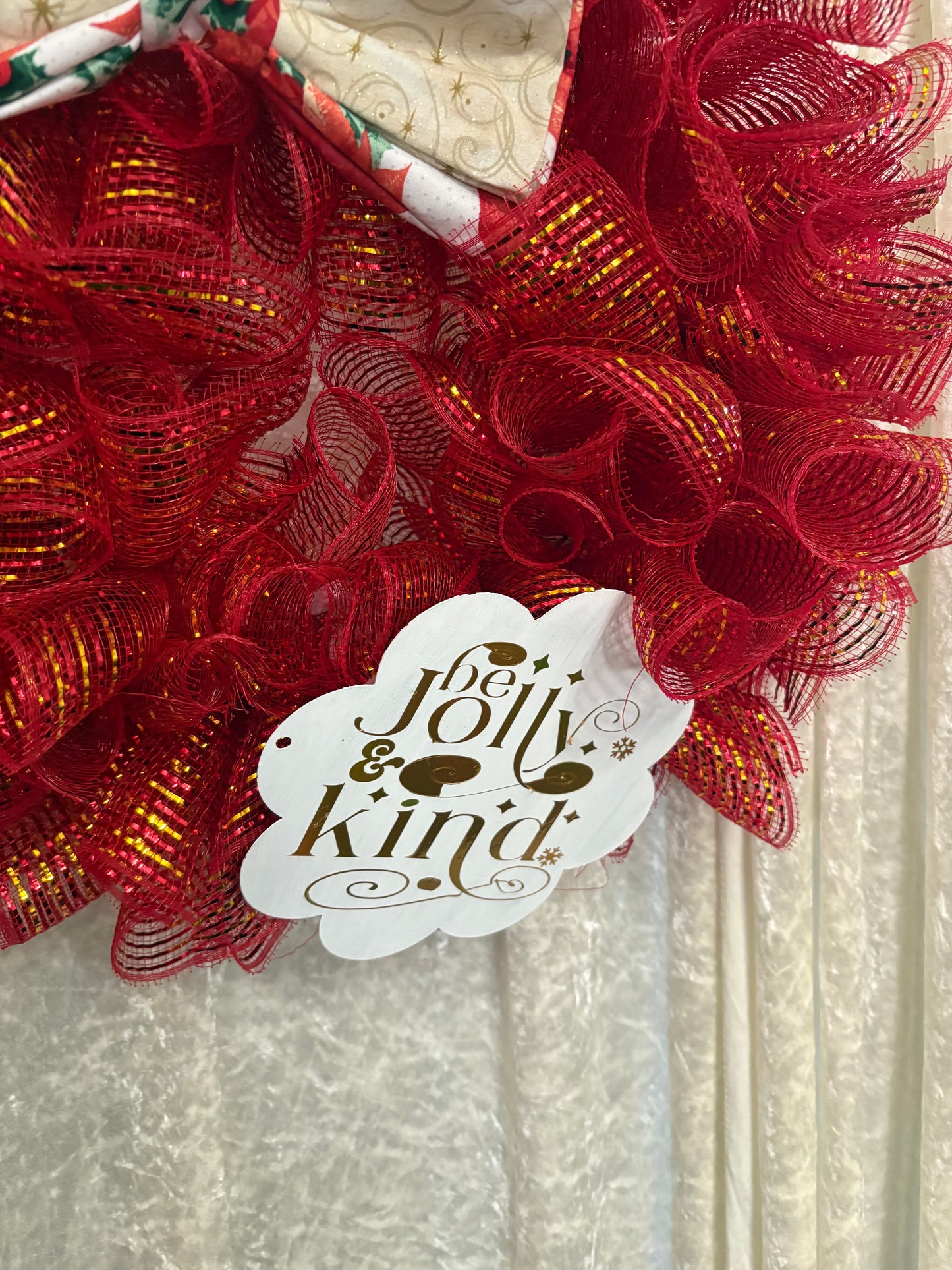 Door Hanger Door Signs Christmas Wreath