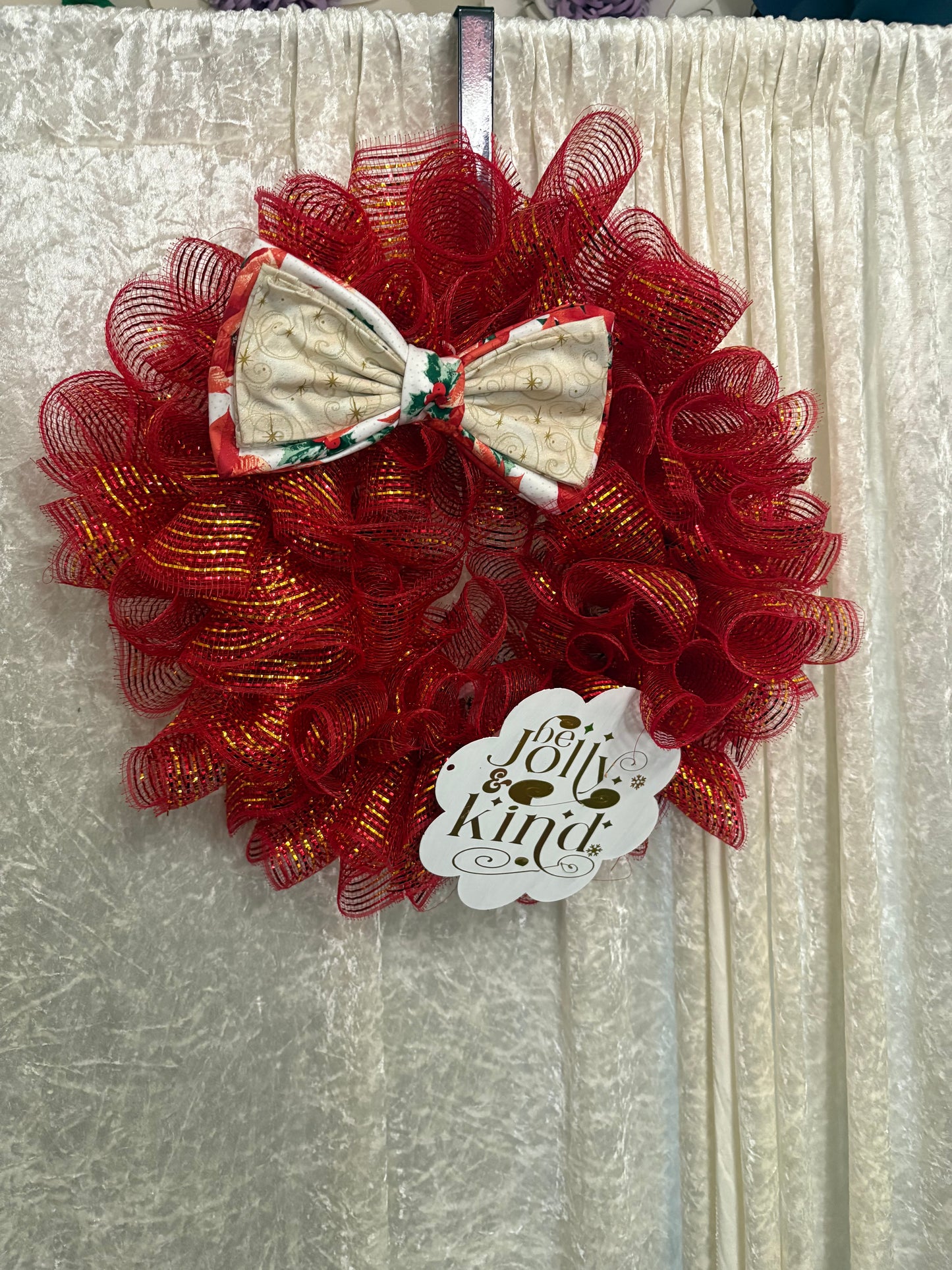 Door Hanger Door Signs Christmas Wreath