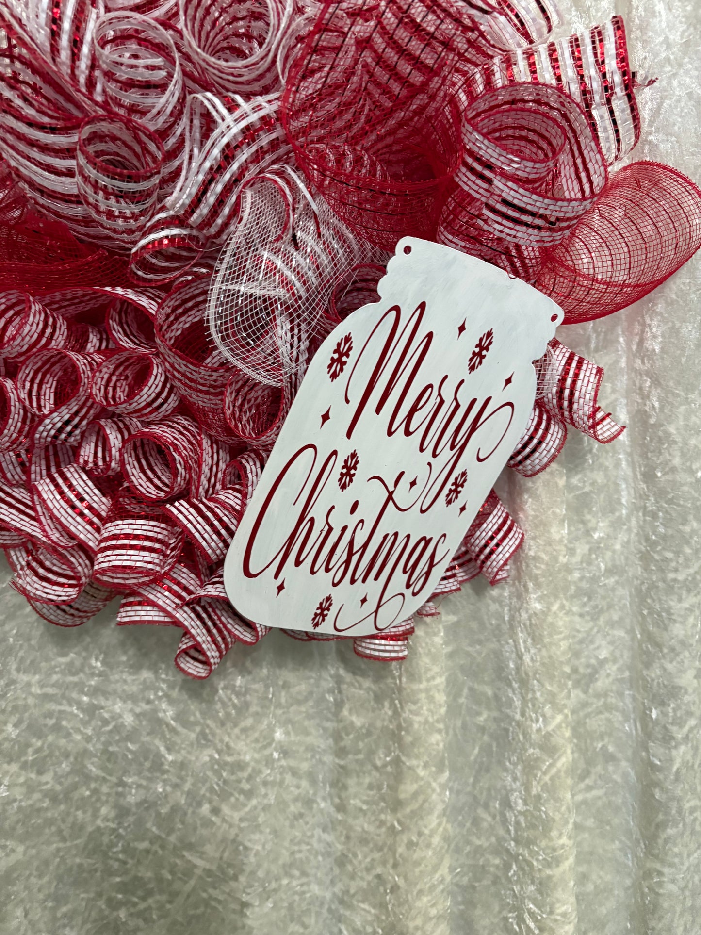 Door Sign Christmas Wreath Christmas Decorations