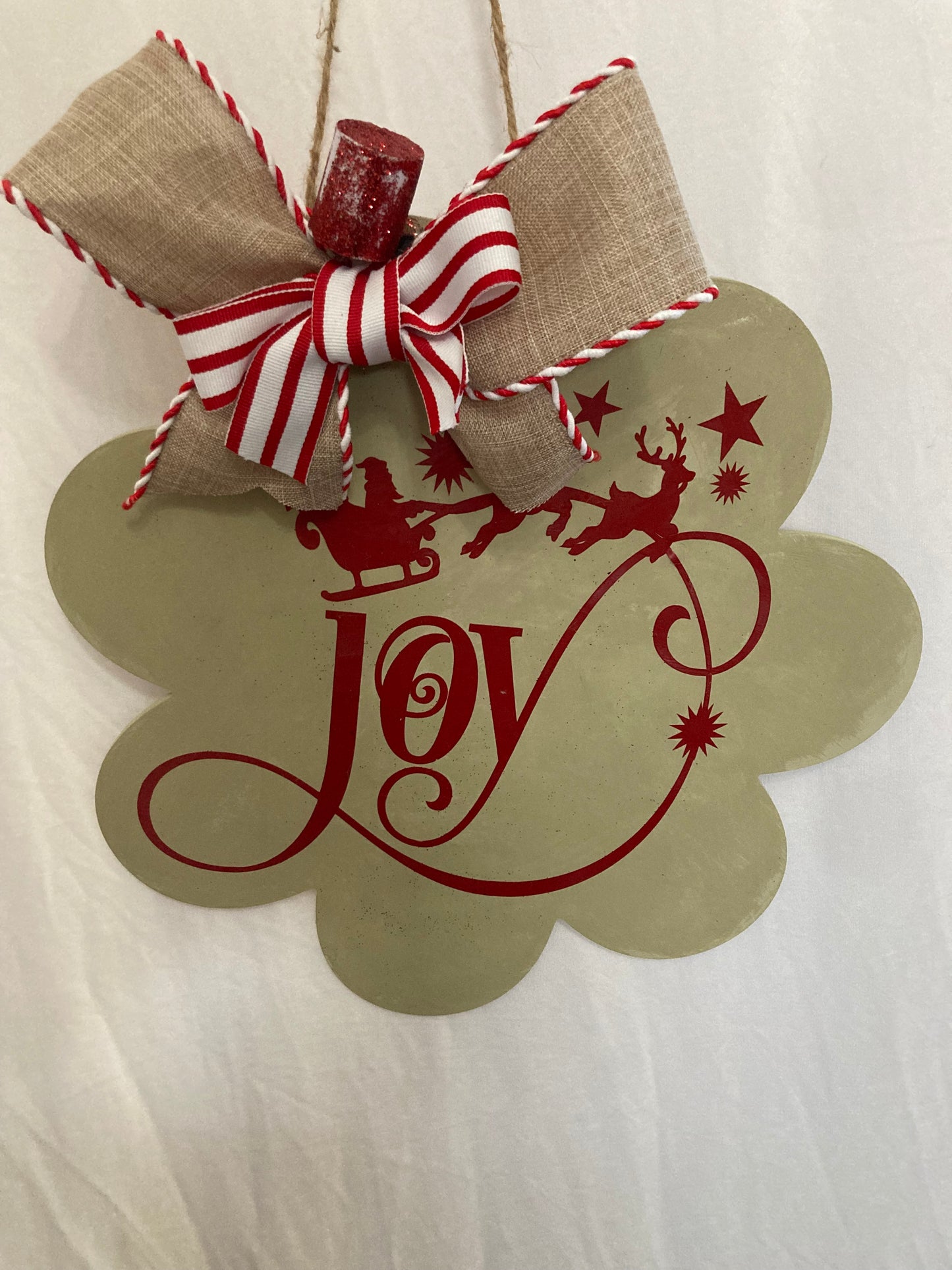Door Hanger Christmas wood sign