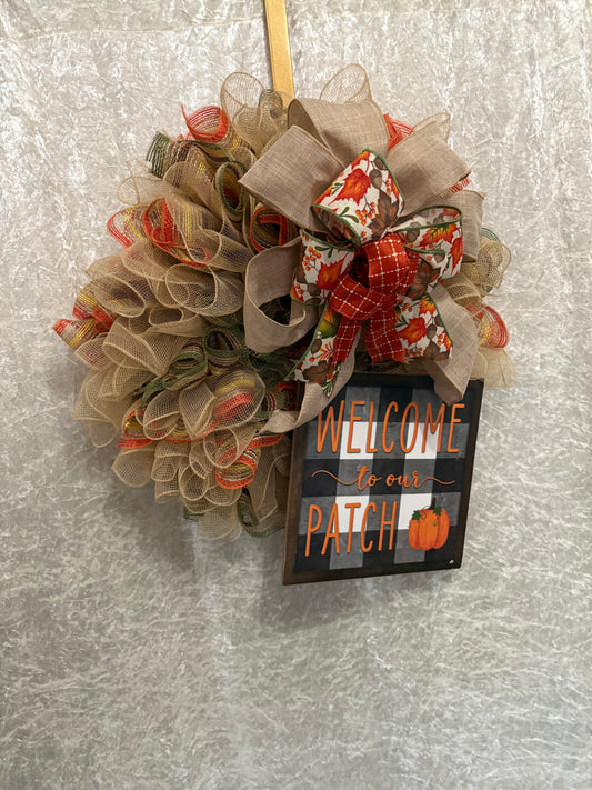 Wreath Door Wreath Fall Wreath Fall Decorations