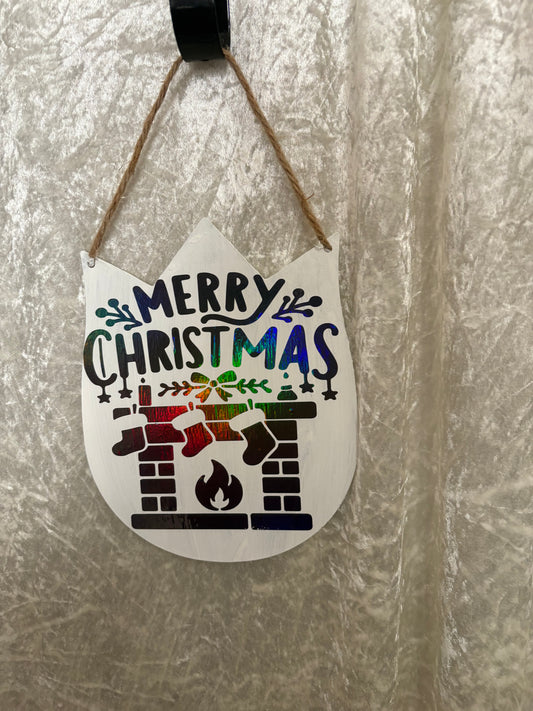 Door Sign Christmas Door Sign Door Hanger