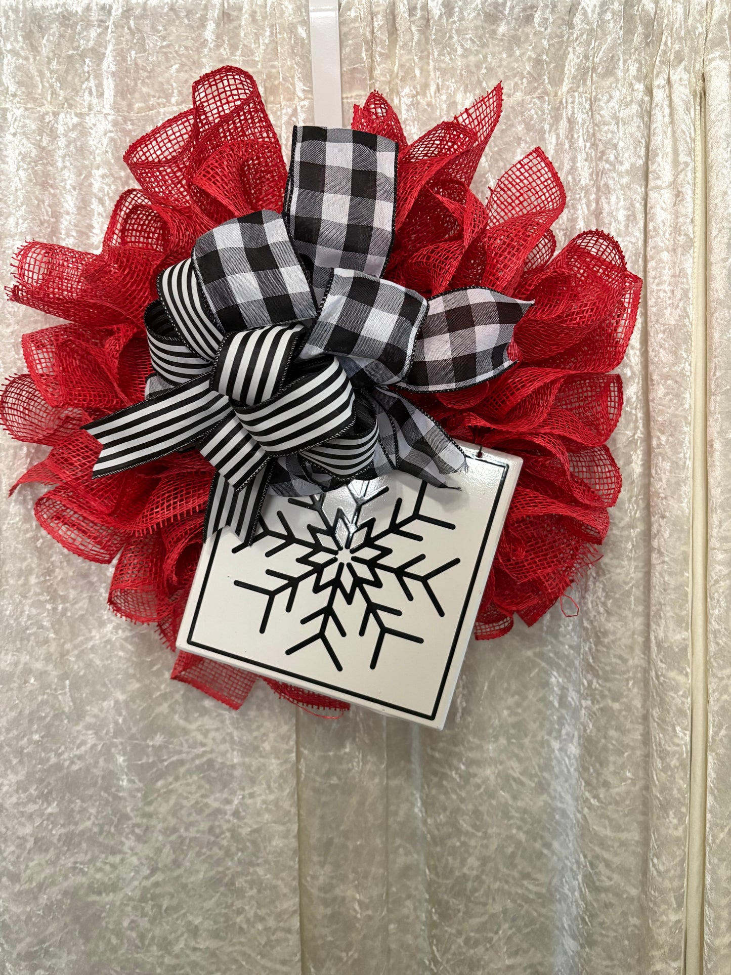 Door Sign Christmas Wreath Christmas Hanger