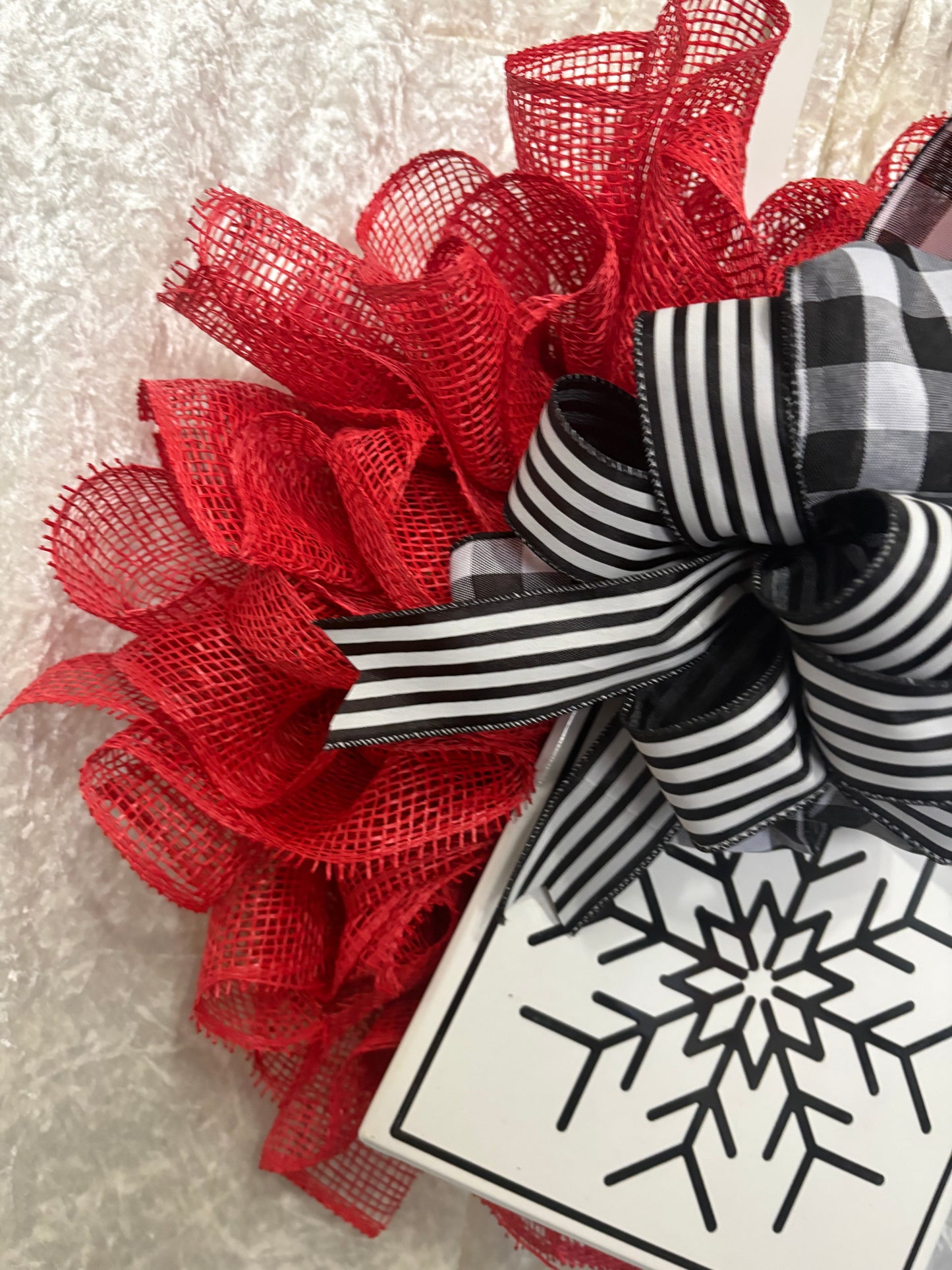 Door Sign Christmas Wreath Christmas Hanger