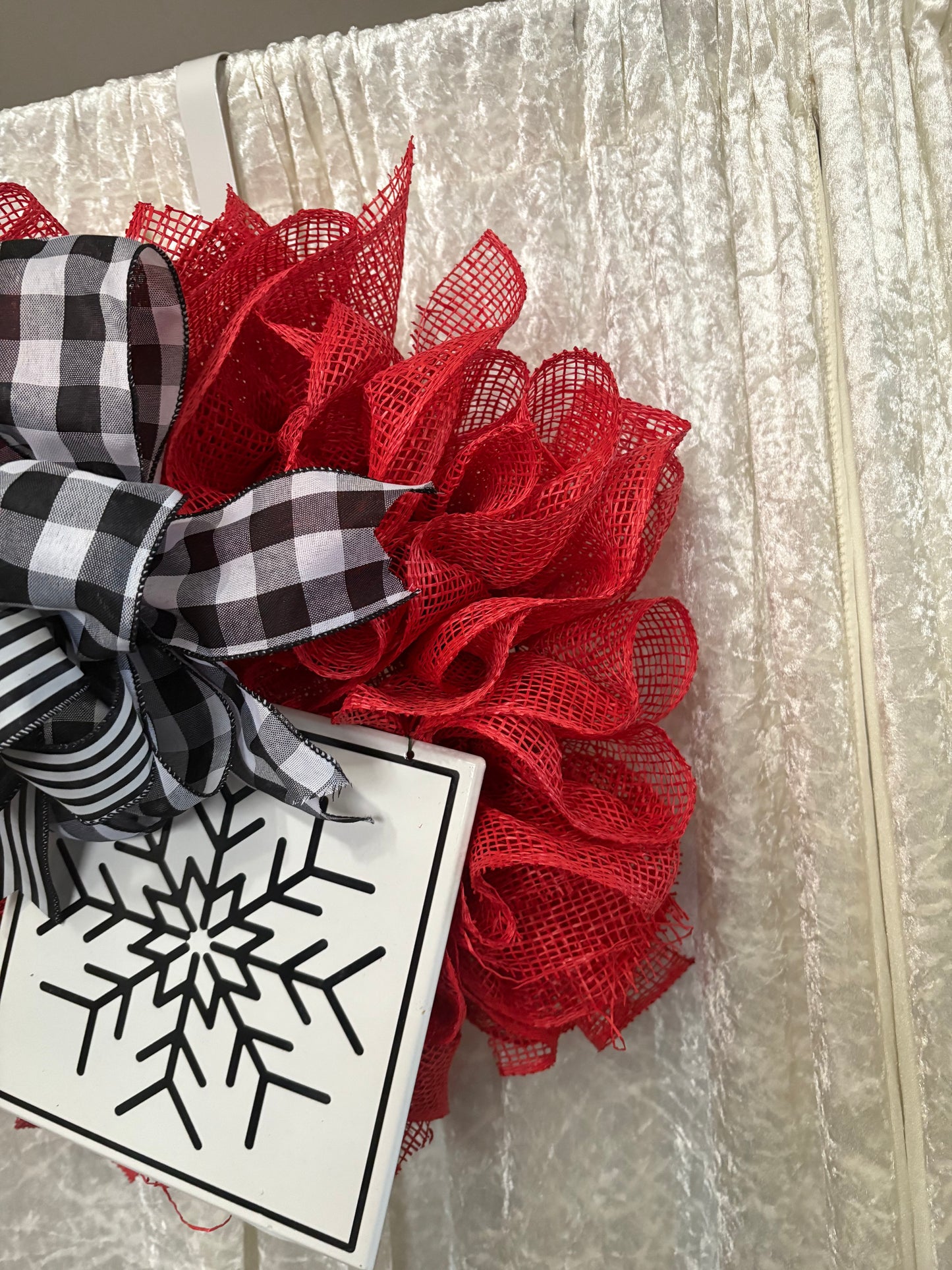 Door Sign Christmas Wreath Christmas Hanger