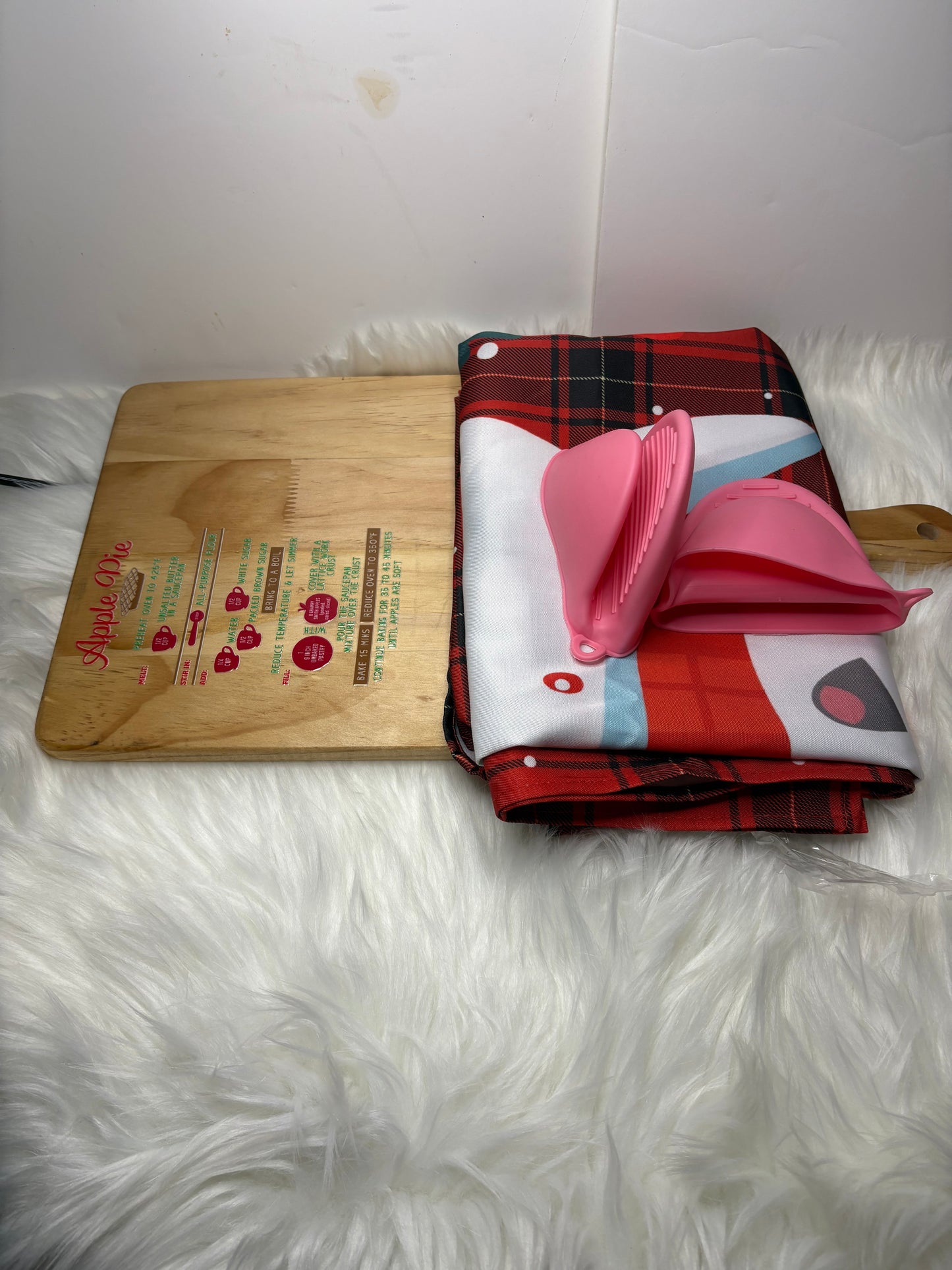 Christmas cutting board Recipe cutting board