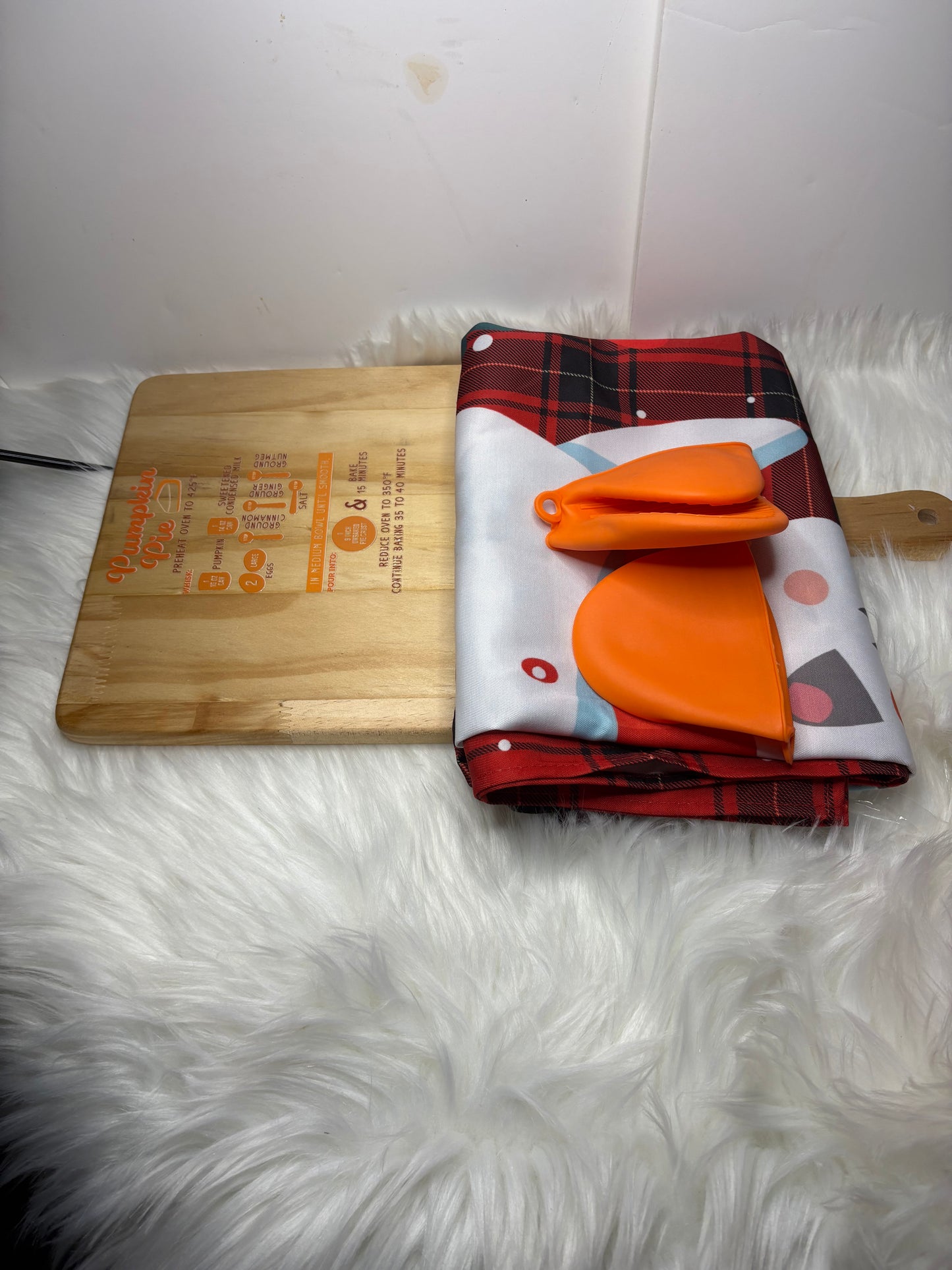 Christmas cutting board Recipe cutting board