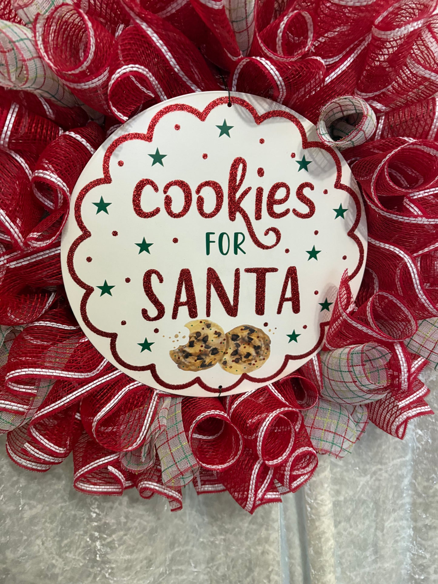 Christmas Wreath Christmas Decorations Door Sign