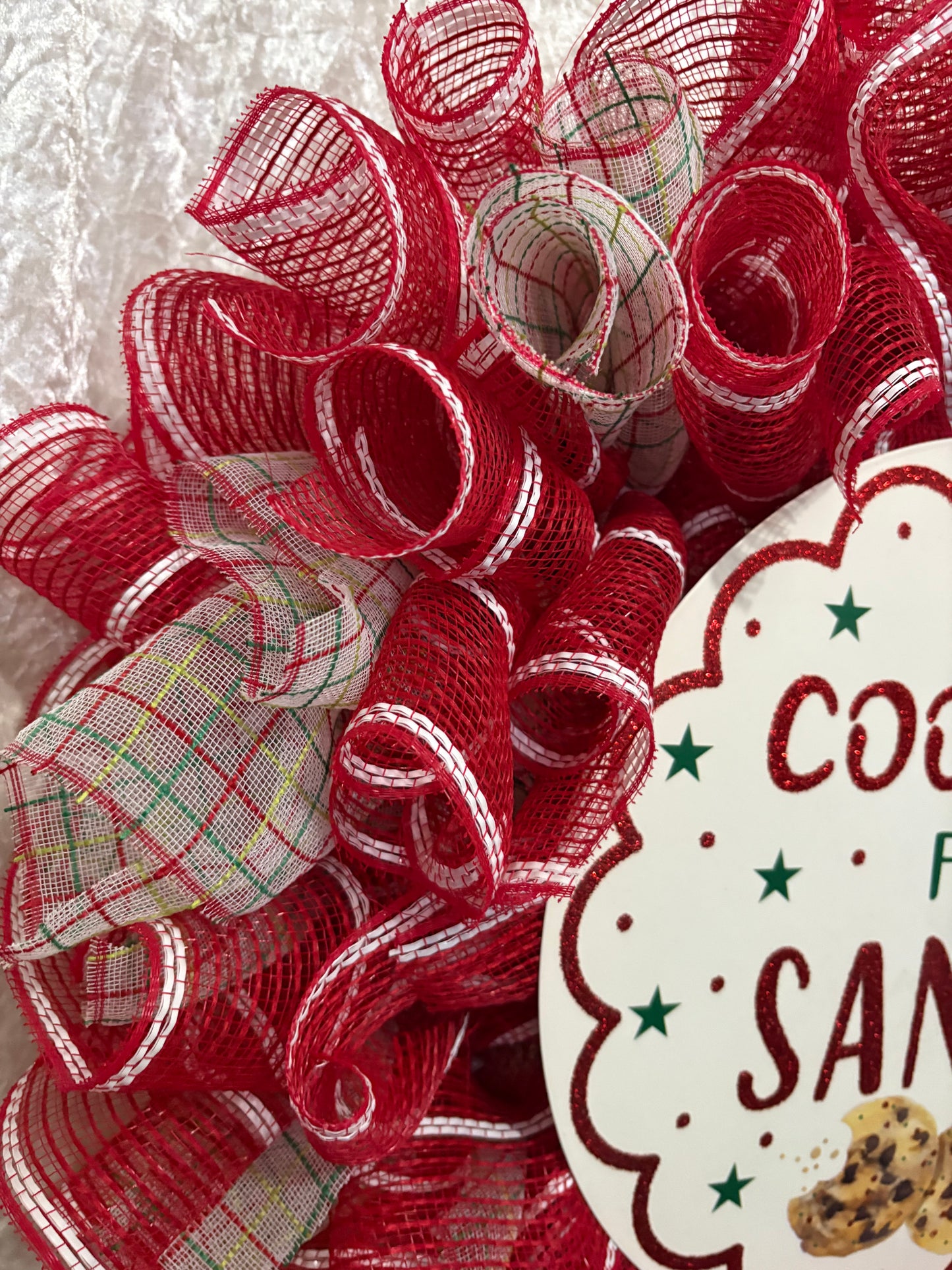 Christmas Wreath Christmas Decorations Door Sign