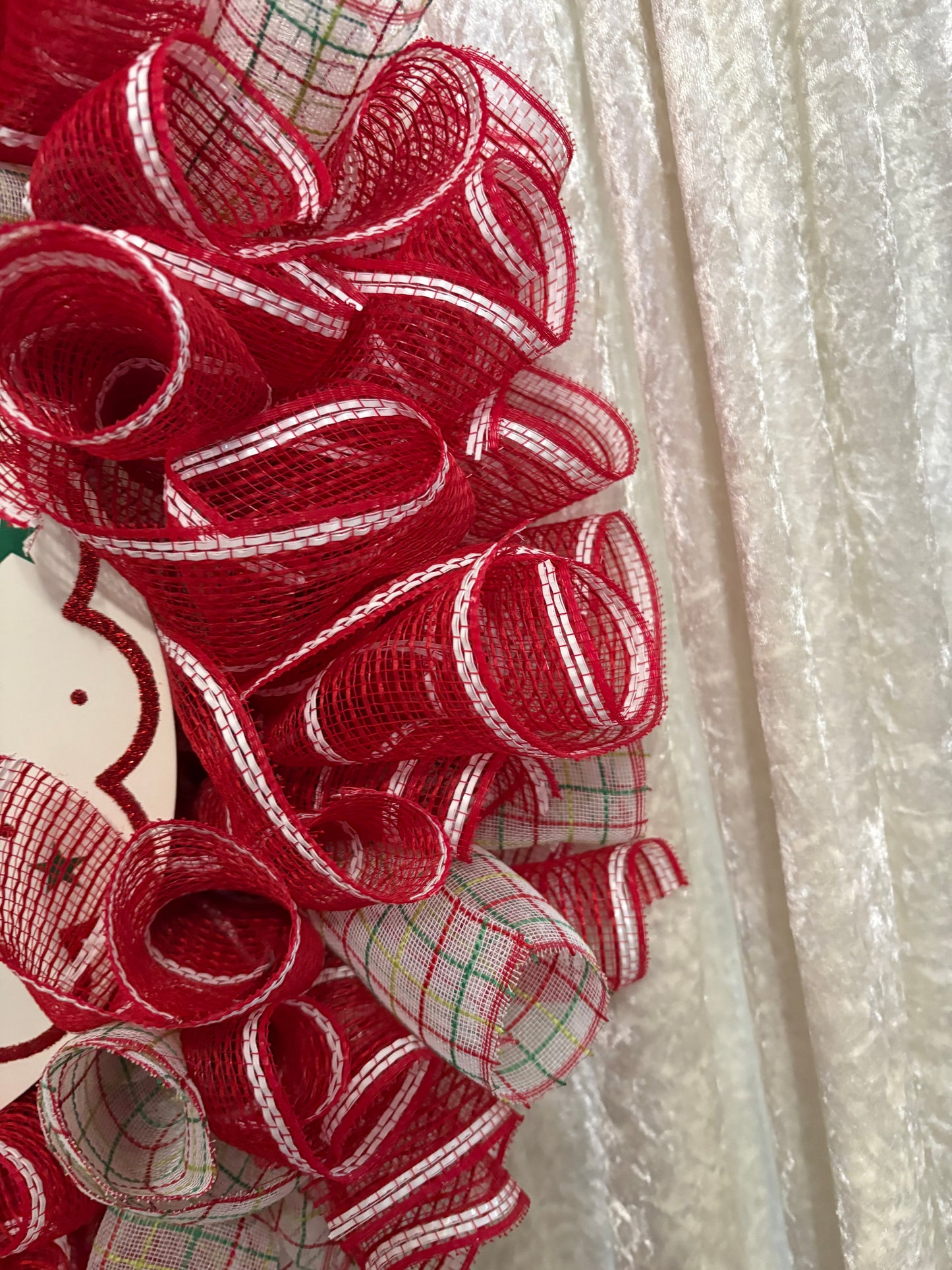 Christmas Wreath Christmas Decorations Door Sign