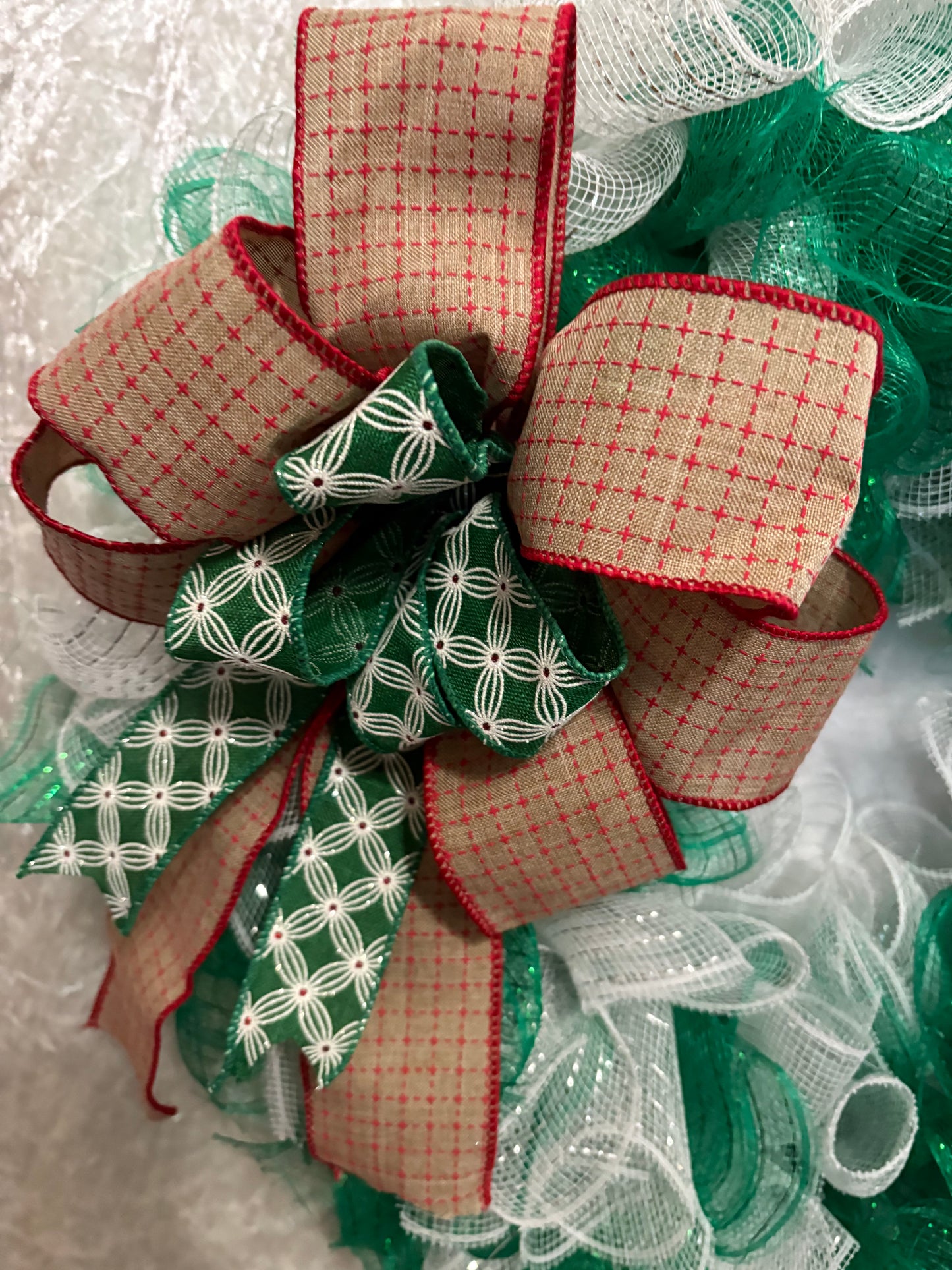 Christmas Wreath Door Hanger