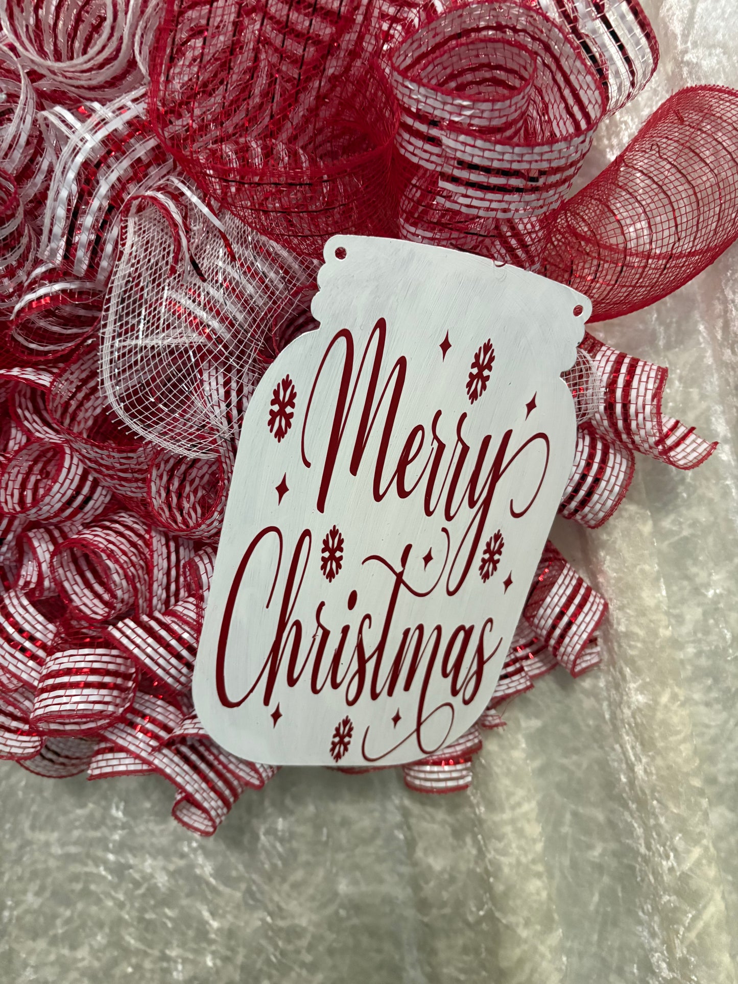 Door Sign Christmas Wreath Christmas Decorations