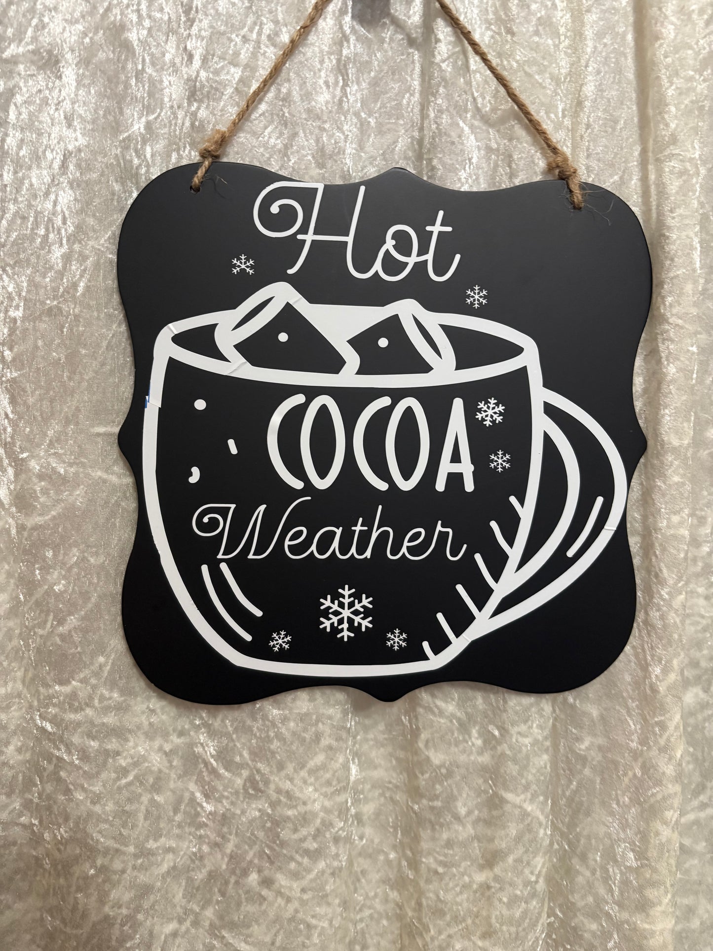 Door Hanger Door Sign Winter Door Hanger