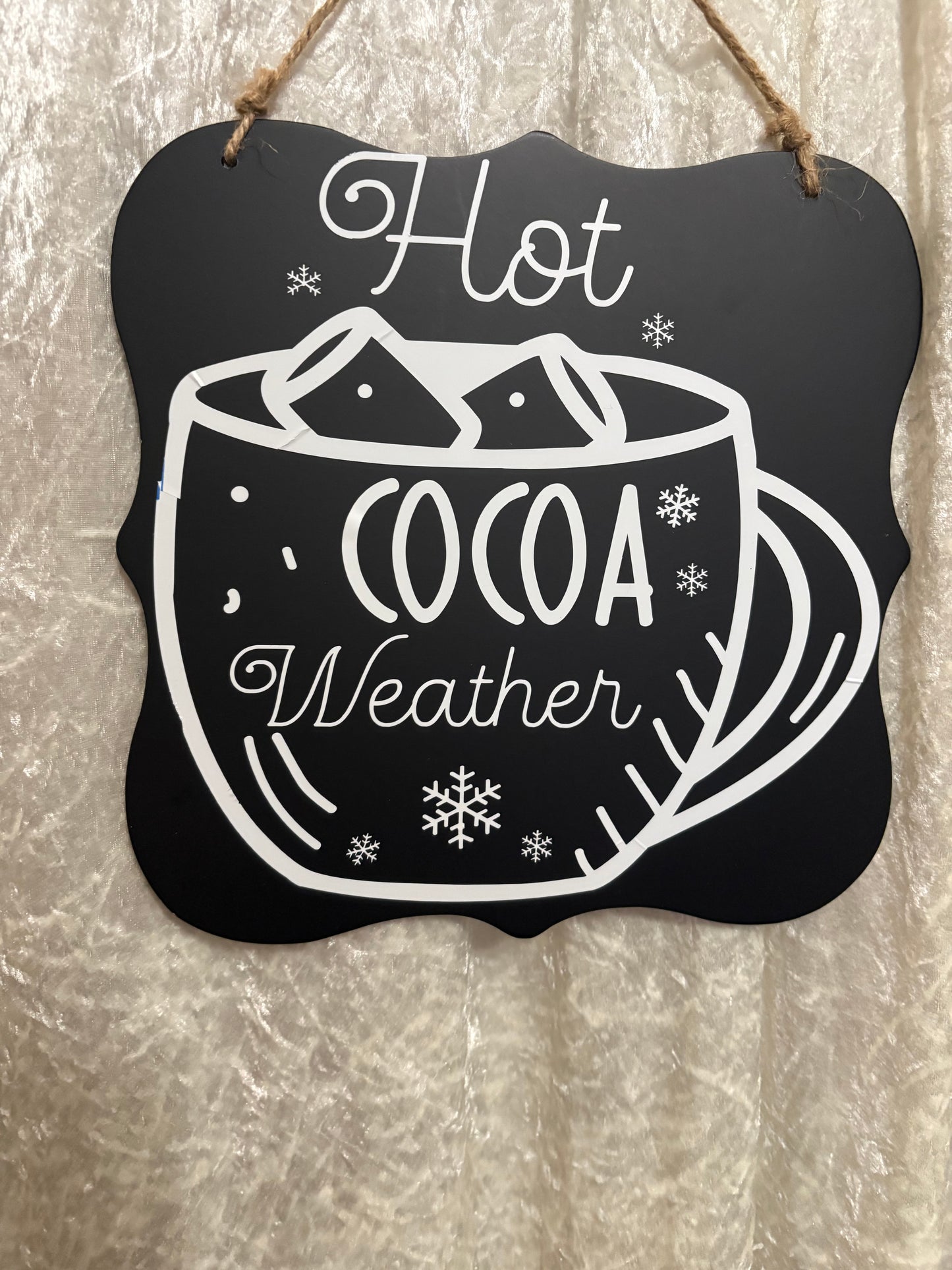 Door Hanger Door Sign Winter Door Hanger