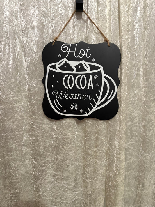 Door Hanger Door Sign Winter Door Hanger