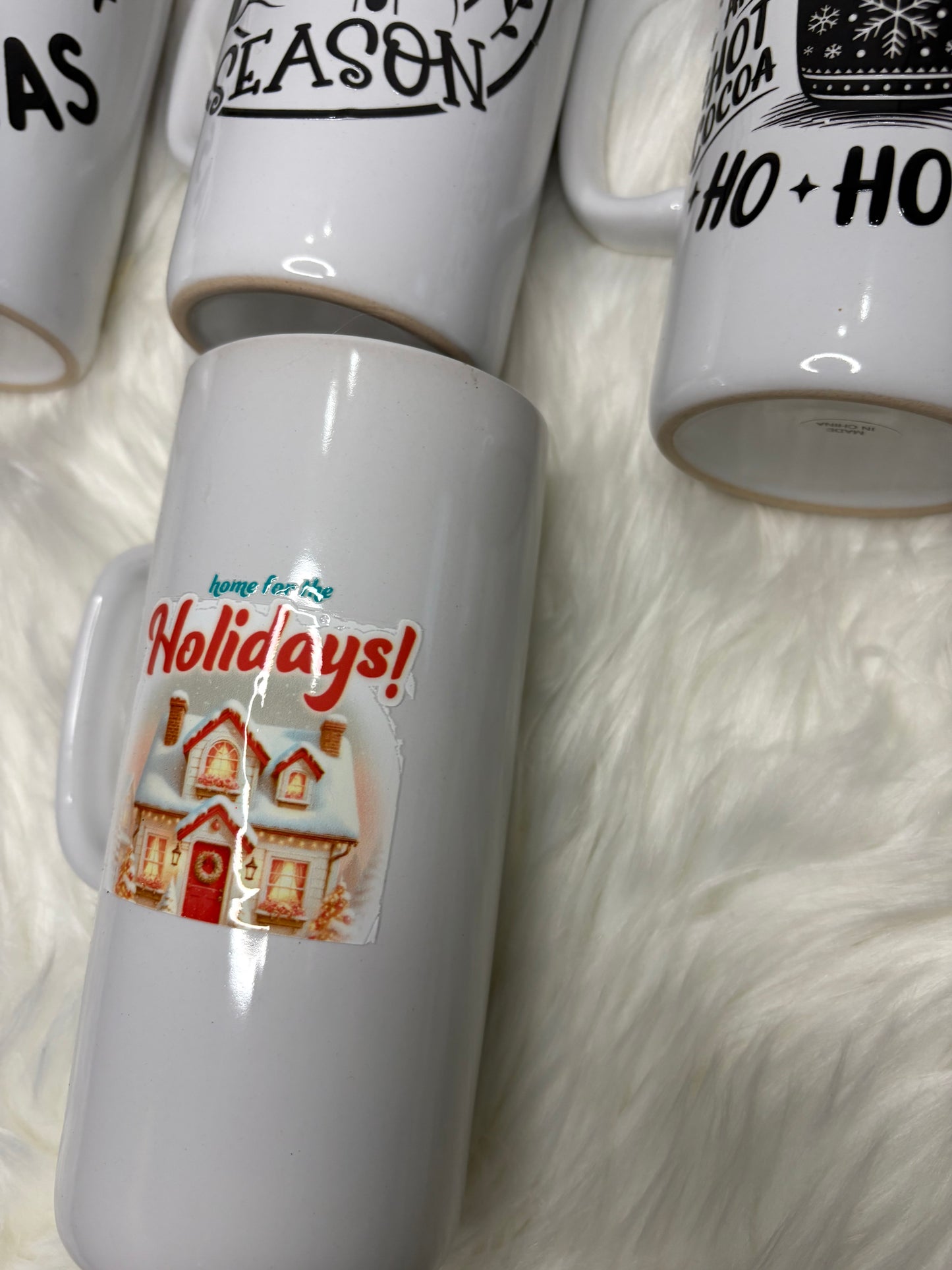 Stuffed custom made mugs