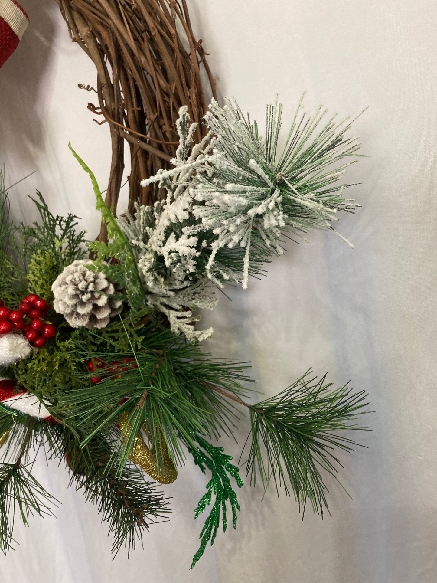 Grapevine Christmas Wreath Floral Wreath