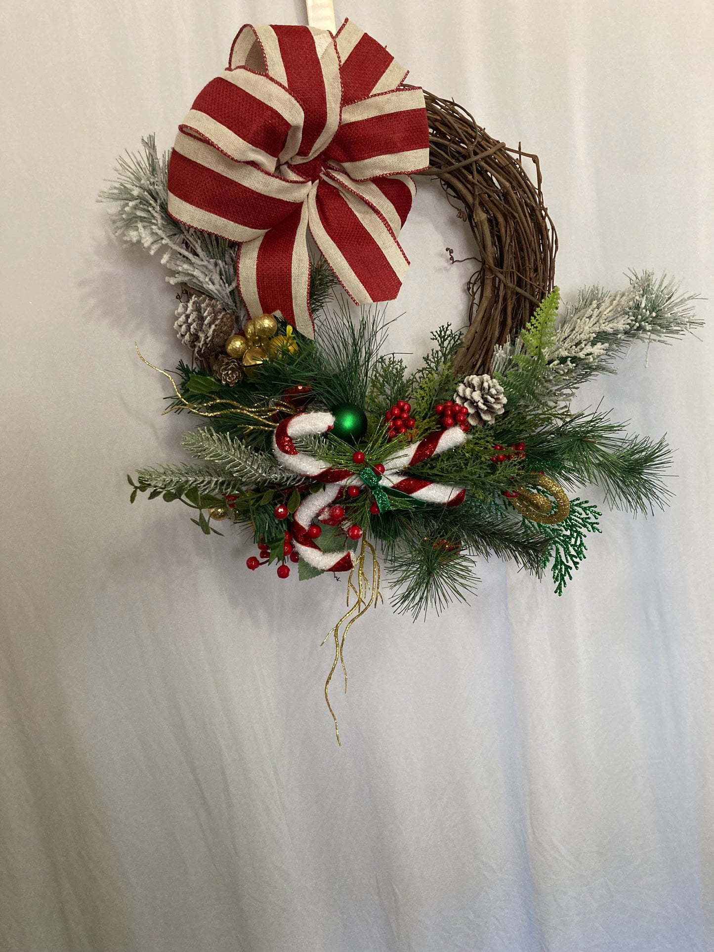 Grapevine Christmas Wreath Floral Wreath