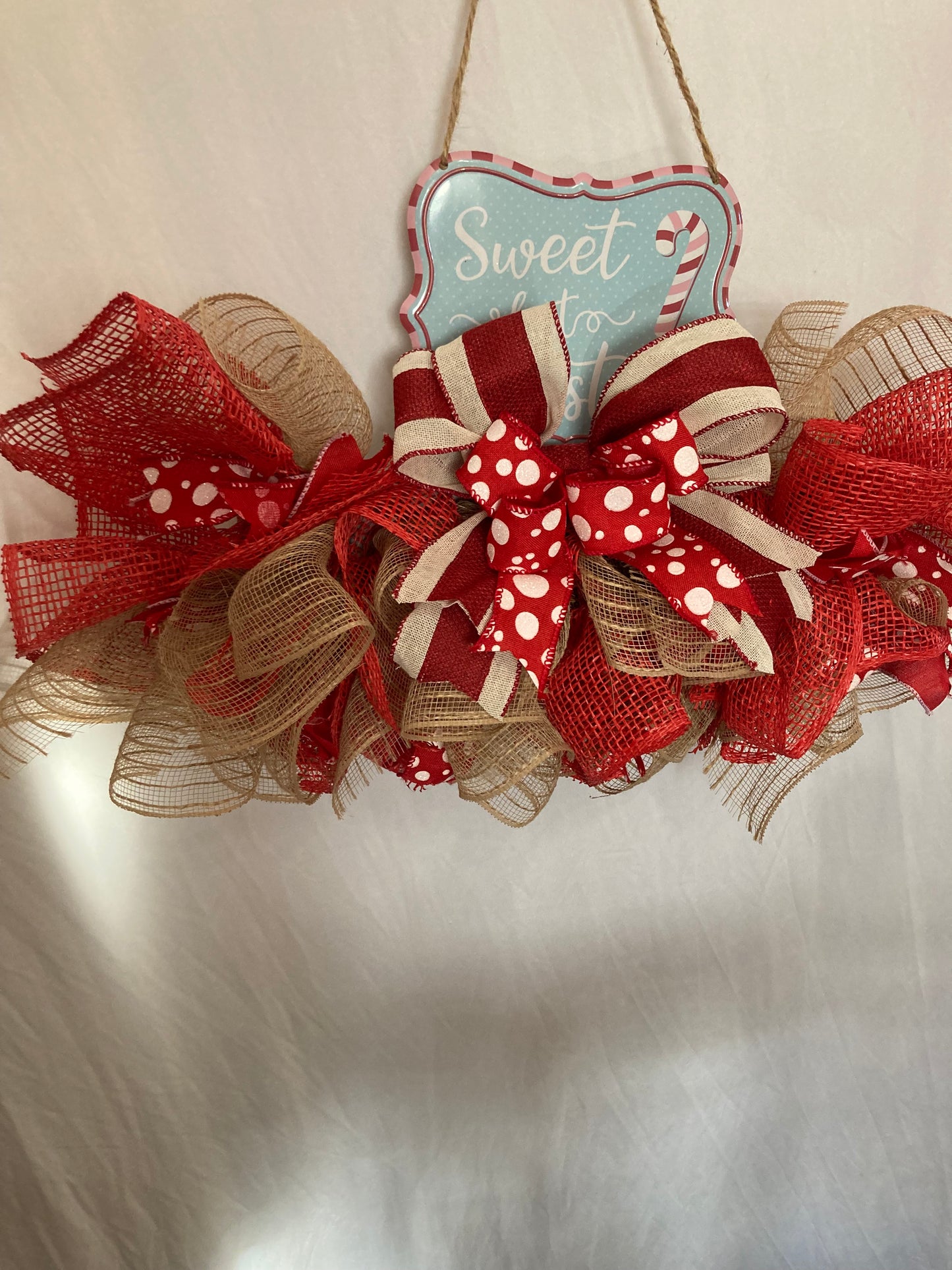 Christmas Door Wreath Christmas door hanger