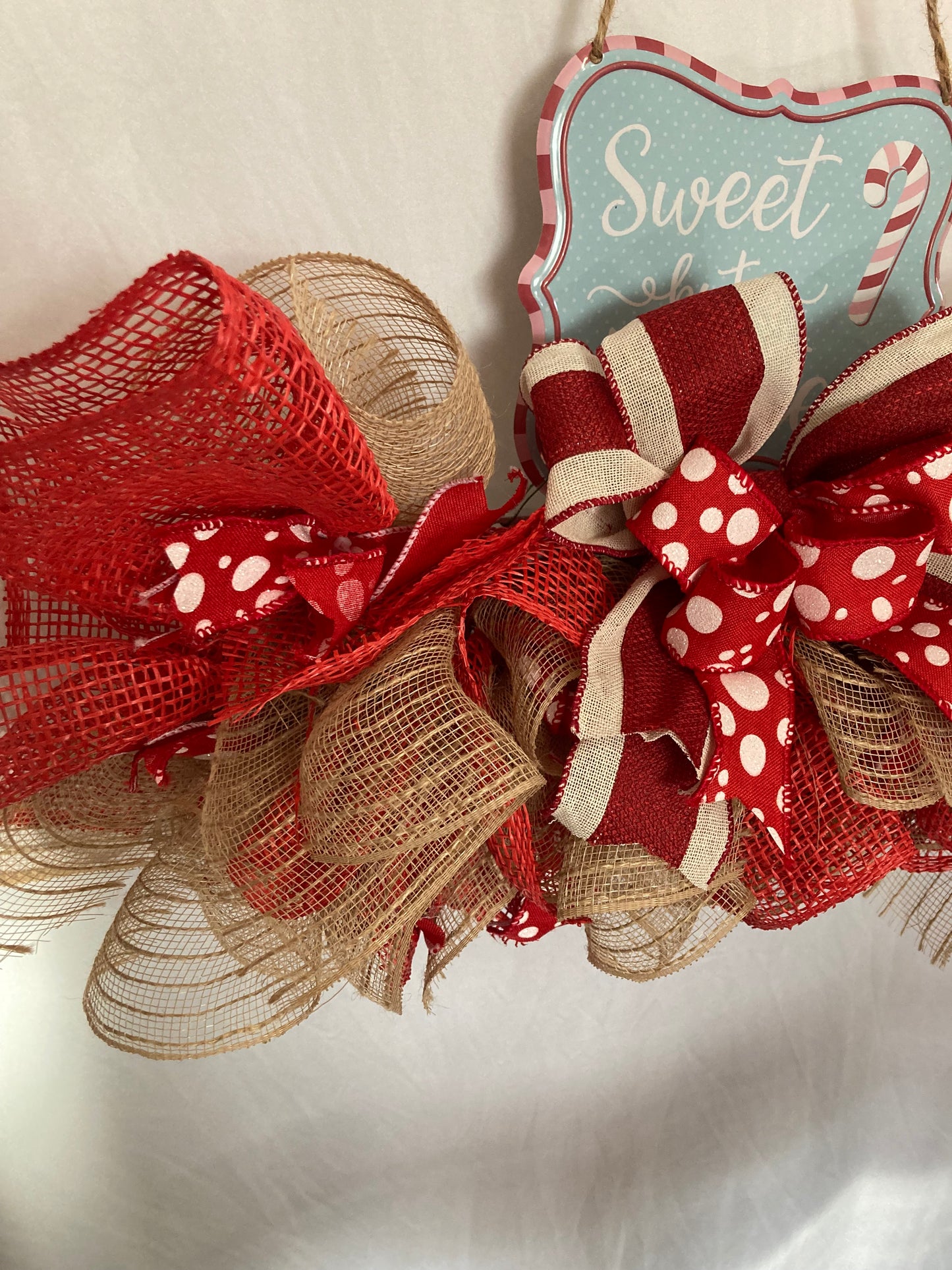 Christmas Door Wreath Christmas door hanger