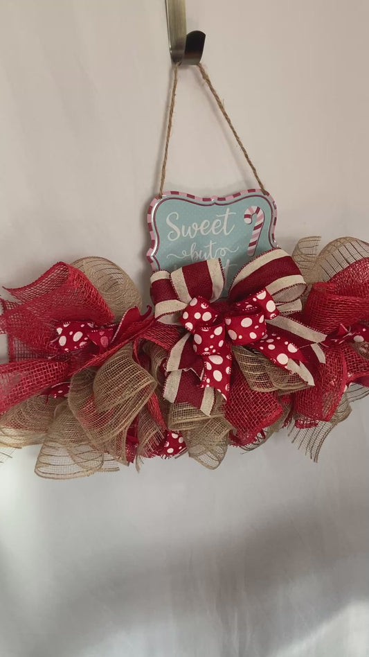 Christmas Door Wreath Christmas door hanger