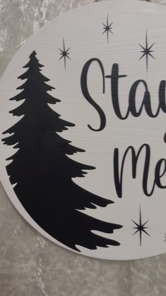 Door Signs Door Hanger Christmas Decorations